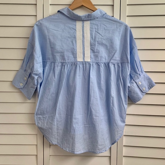 Maeve Mabel Pocket Buttondown Shirt - Picture 5 of 6